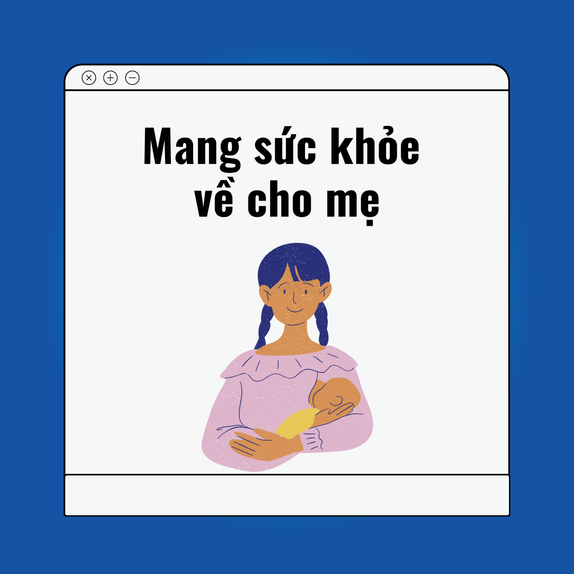 Mang sức khỏe về cho mẹ