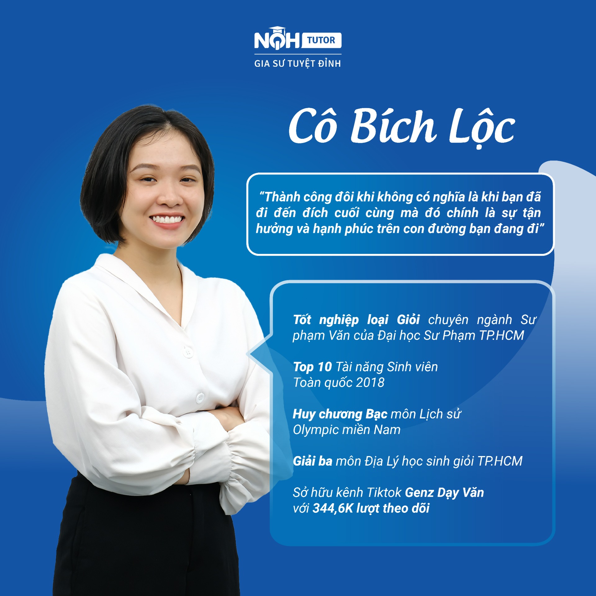 Cô Bích Lộc - Chứng Kiến Sự Trưởng Thành Của Học Sinh Cũng Là Một Dạng Hạnh Phúc