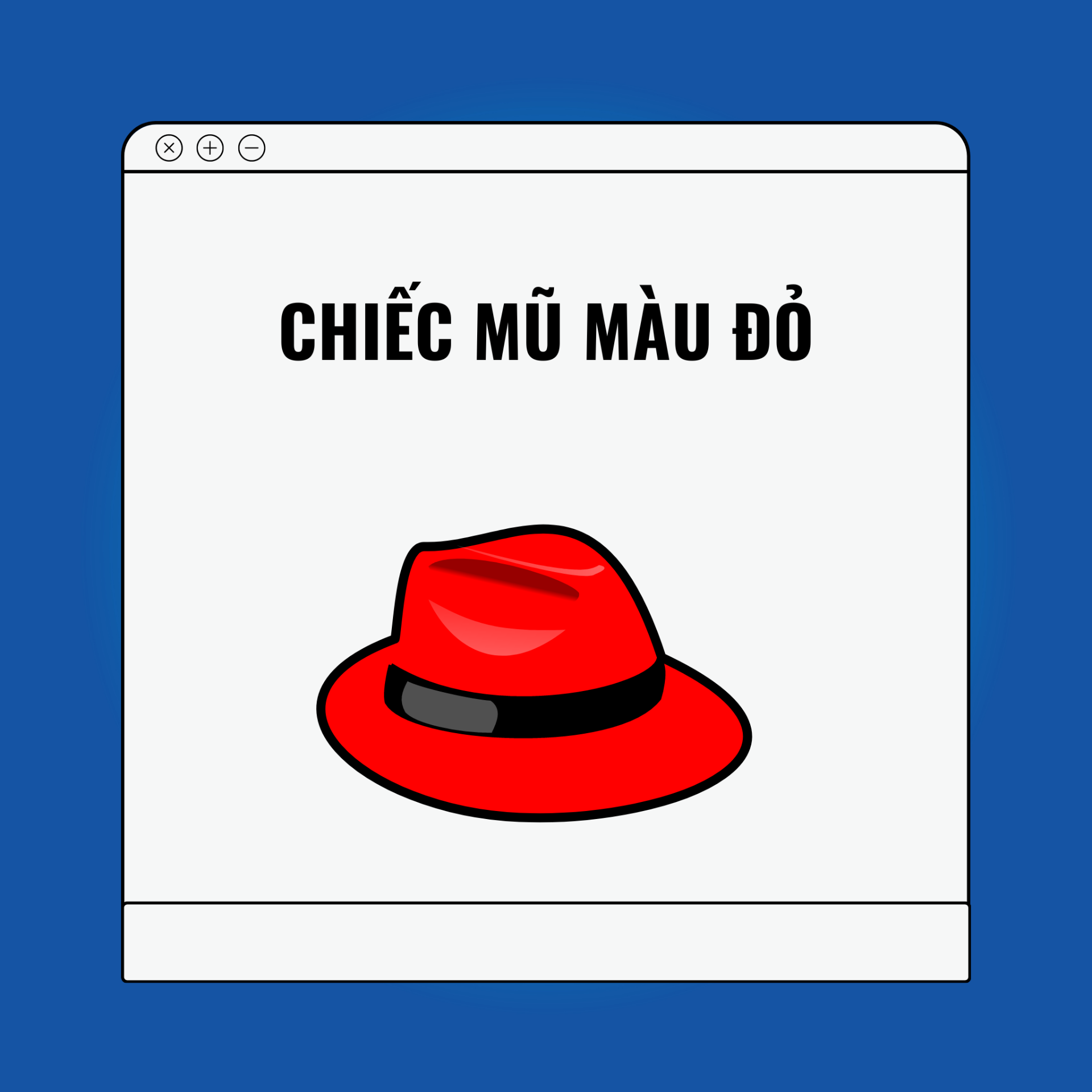 Chiếc mũ màu đỏ