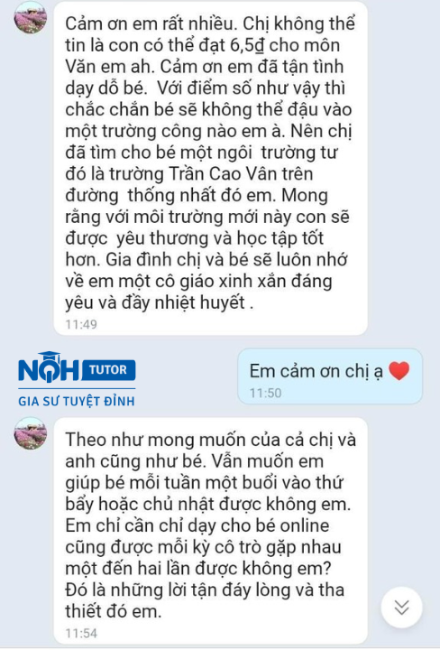 Vui mừng nhân đôi khi nhận điểm số của ba mẹ của Đức Tài 