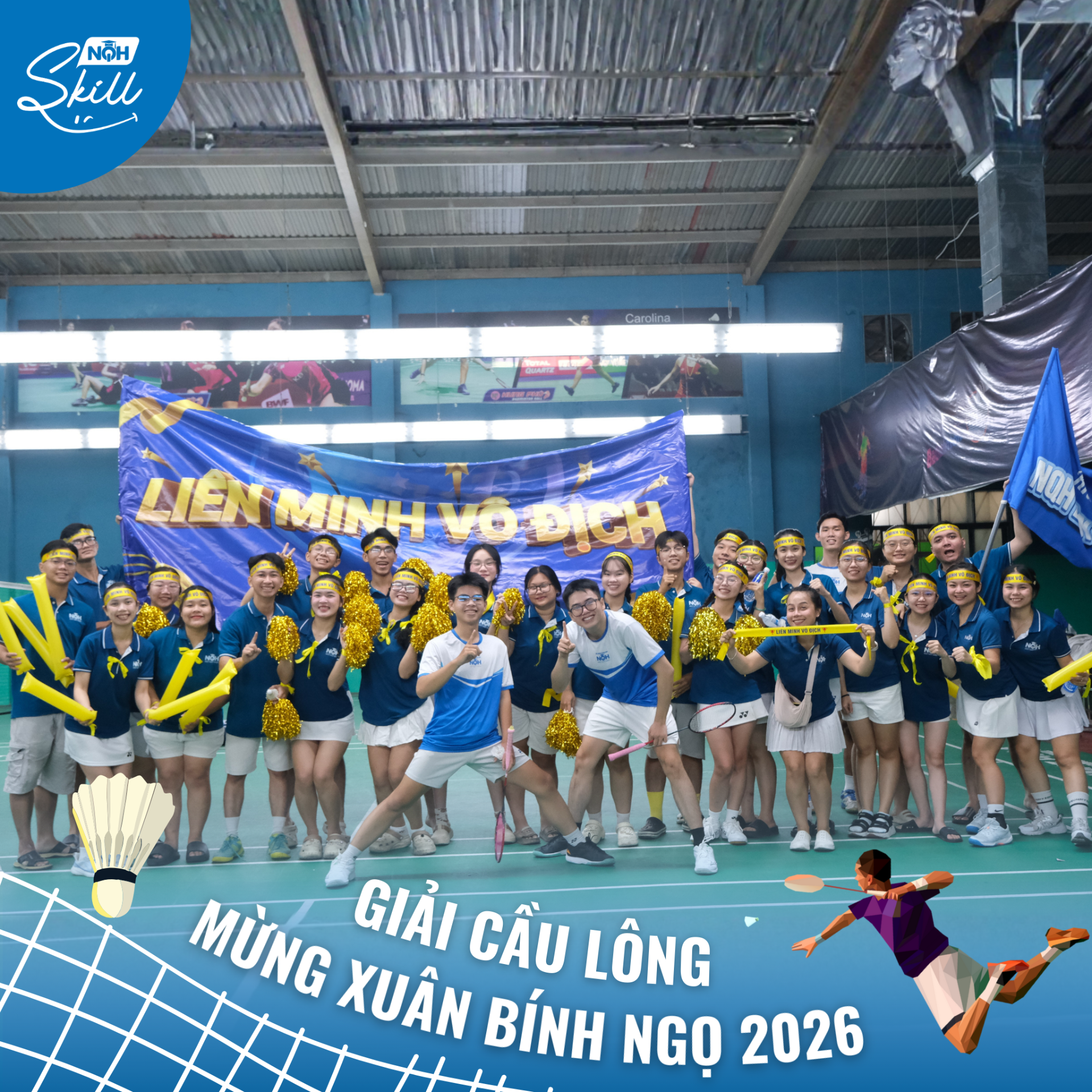 GIẢI CẦU LÔNG TOÀN HỆ THỐNG GIÁO DỤC NQH – KHAI XUÂN BÍNH NGỌ 2026 