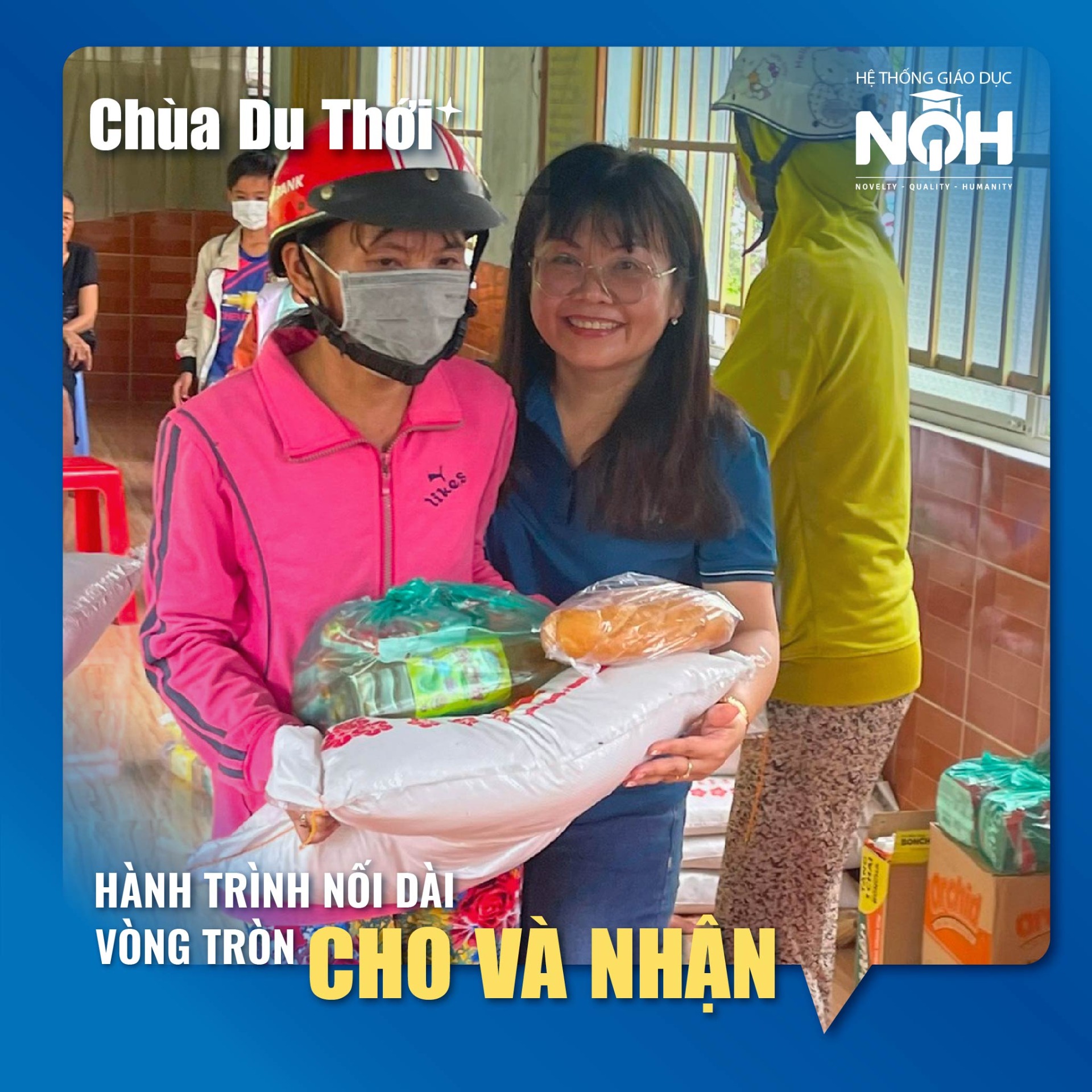 Hành trình nối dài vòng tròn từ thiện Cho - Nhận tại tỉnh Vĩnh Long