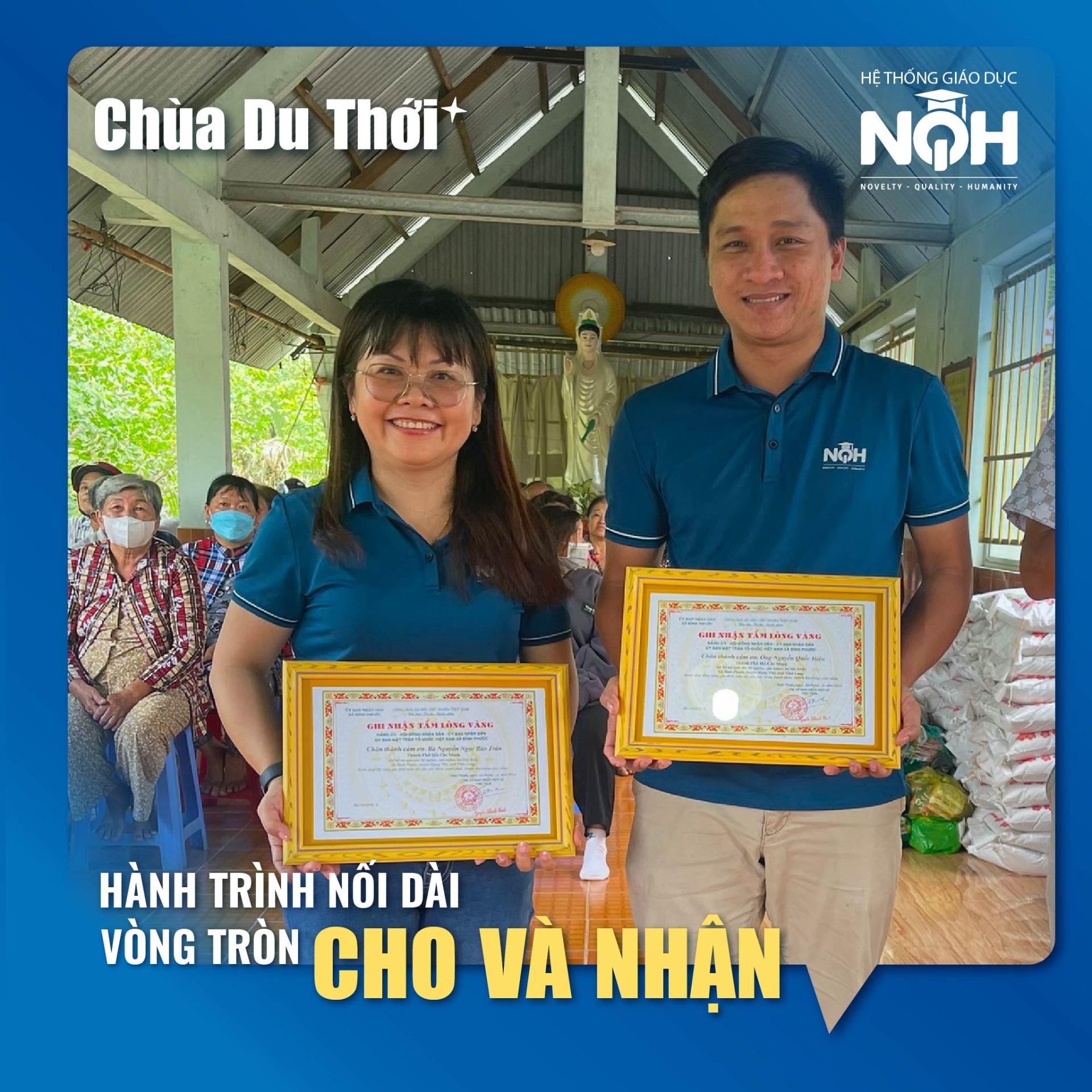 Hành trình nối dài vòng tròn từ thiện Cho - Nhận tại tỉnh Vĩnh Long