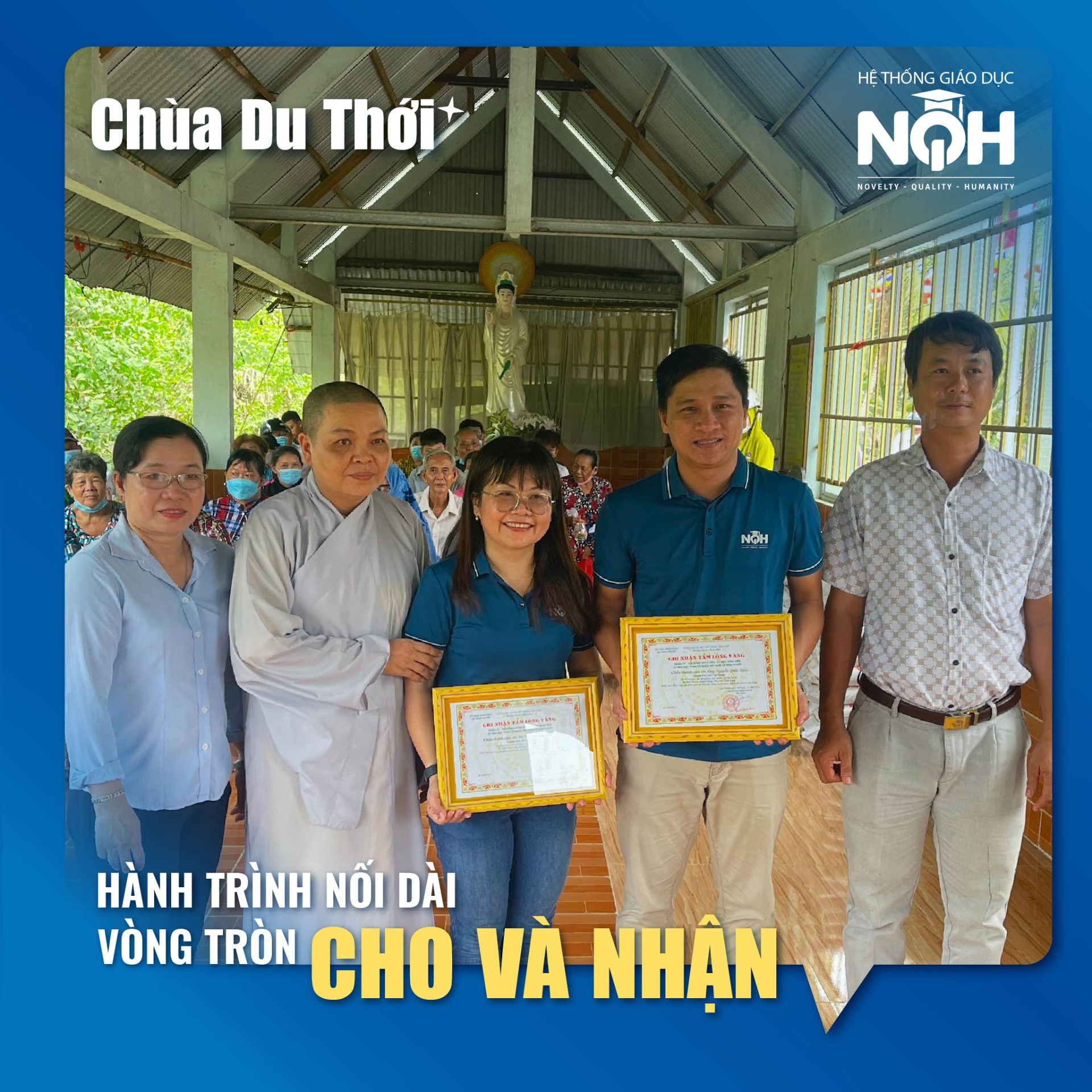 Hành trình nối dài vòng tròn từ thiện Cho - Nhận tại tỉnh Vĩnh Long