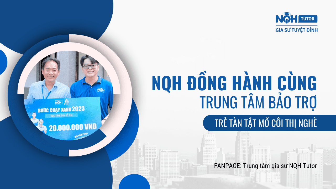 NQH đồng hành cùng trung tâm bảo trợ trẻ tàn tật mồ côi Thị Nghè