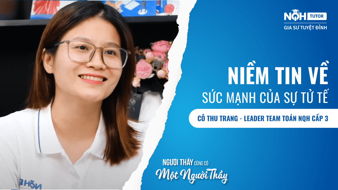 Người thầy cũng có một người thầy: Niềm tin về sức mạnh của sự tử tế