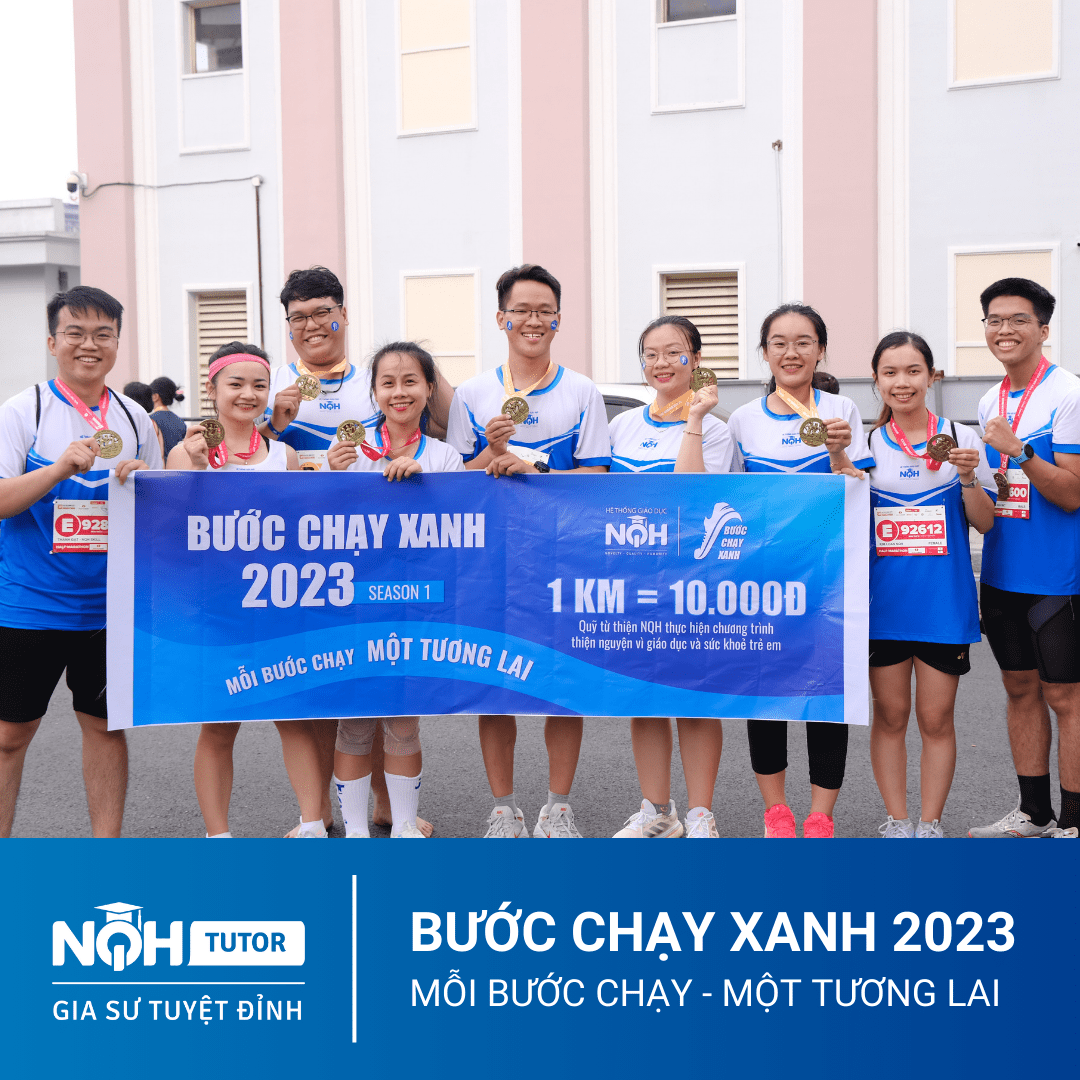 Bước chạy xanh 2023 cùng hệ thống giáo dục NQH