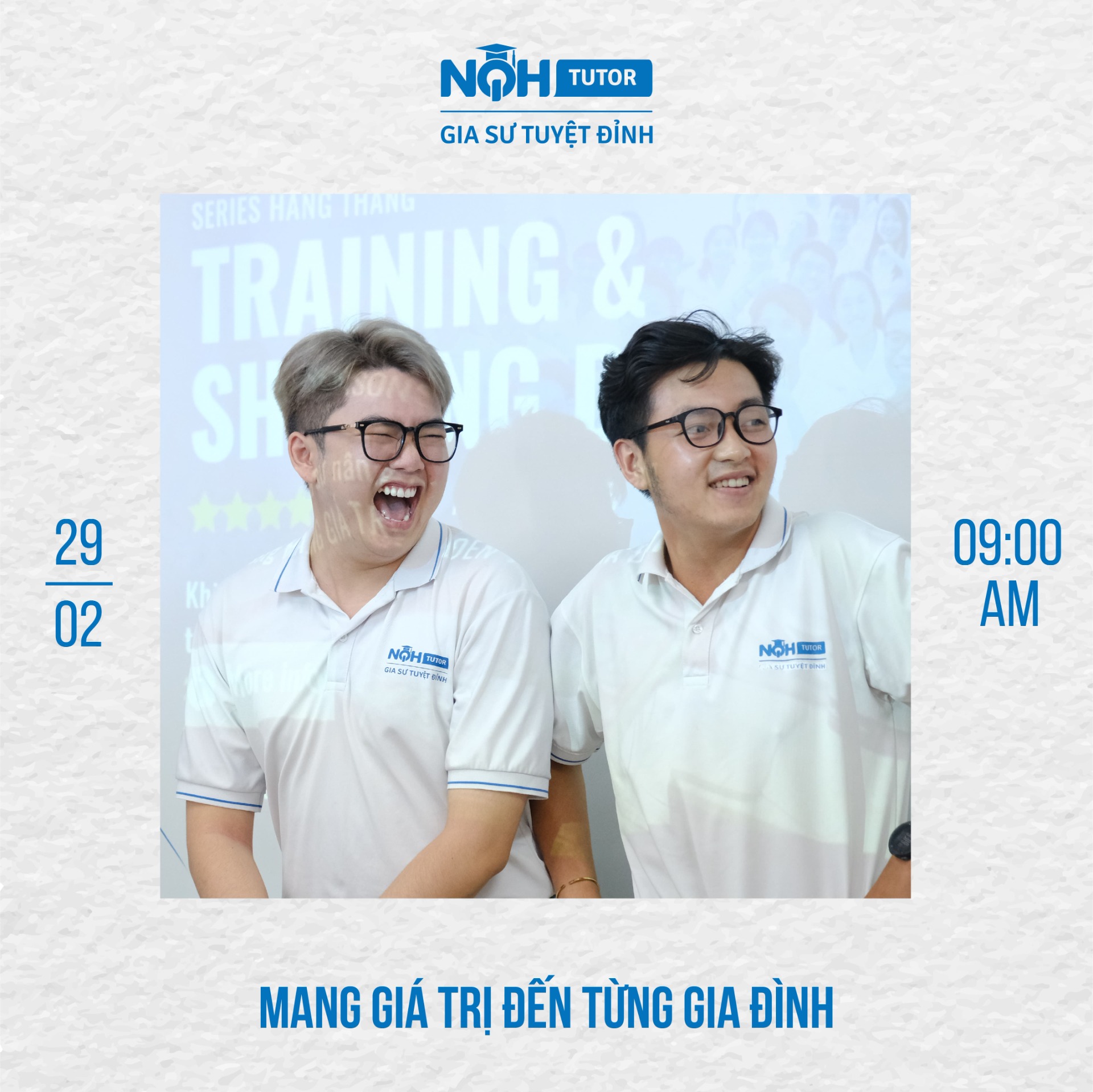 Training & Sharing Day: Khai phá ý nghĩa giá trị của gia sư