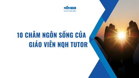 Giáo Dục Người Khác Chính Là Giáo Dục Bản Thân - 10 Châm Ngôn Sống Của Các Giáo Viên NQH Tutor