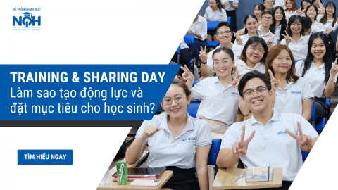 Training & Sharing Day Tạo động lực và đặt mục tiêu cho học sinh?